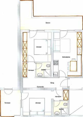 הופגרטן אים בריקסנטל Appartements Strobl חדר תמונה